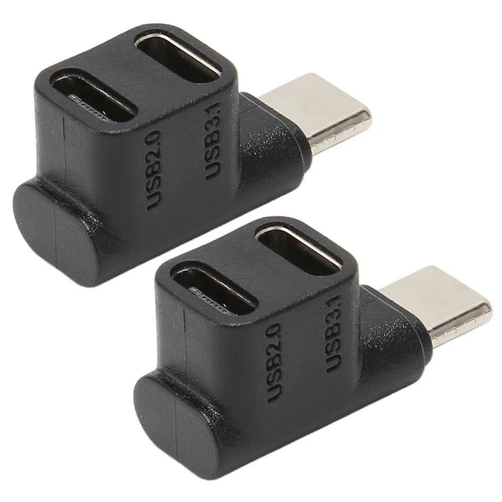 2PCS 10Gbps USB C Adapter 90 Degree Angle 100W Right Angle Adapter USB 3.1 Type C Male to USBC 3.1 USB C2.0 4K@60Hz
2PCS 10Gbps USB C Adapter 90 Degree Angle 100W Right Angle Adapter USB 3.1 Type C Male to USBC 3.1 USB C2.0 4K@60Hz