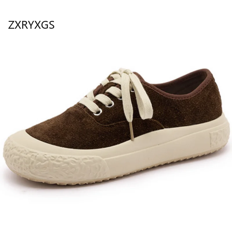 ZXRYXGS 2026 New Head Layer Cowhide Women Full Genuine Leather Sneakers Flat Thick Sole Increase Shoes Fashion Casual Sneakers
ZXRYXGS 2026 New Head Layer Cowhide Women Full Genuine Leather Sneakers Flat Thick Sole Increase Shoes Fashion Casual Sneakers