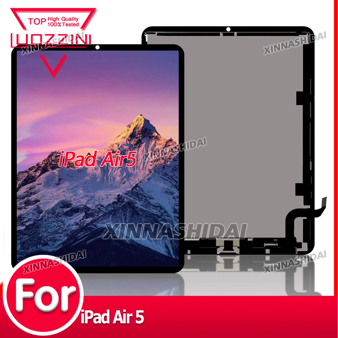 New LCD For iPad Air 5 5th Gen Air5 2022 A2588 A2589 A2591 Display Touch Screen Digitizer Assembly Panel Replacement
New LCD For iPad Air 5 5th Gen Air5 2022 A2588 A2589 A2591 Display Touch Screen Digitizer Assembly Panel Replacement
