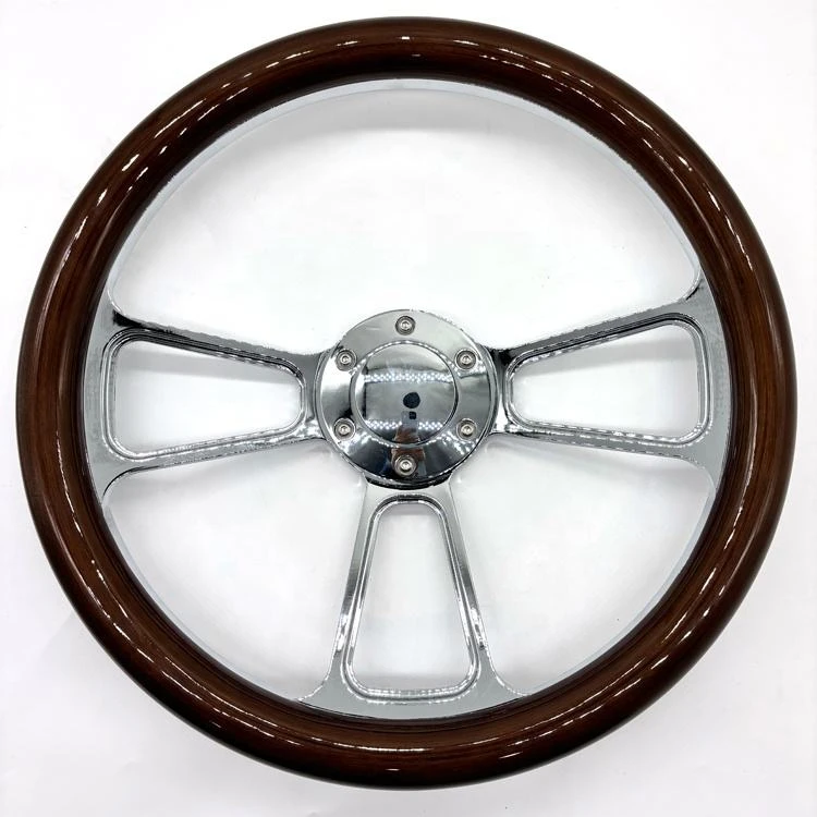 6 Hole 3 Spoke Vintage Steering Wheel 14 inch Universal 6 Hole Racing Steering Wheel
6 Hole 3 Spoke Vintage Steering Wheel 14 inch Universal 6 Hole Racing Steering Wheel