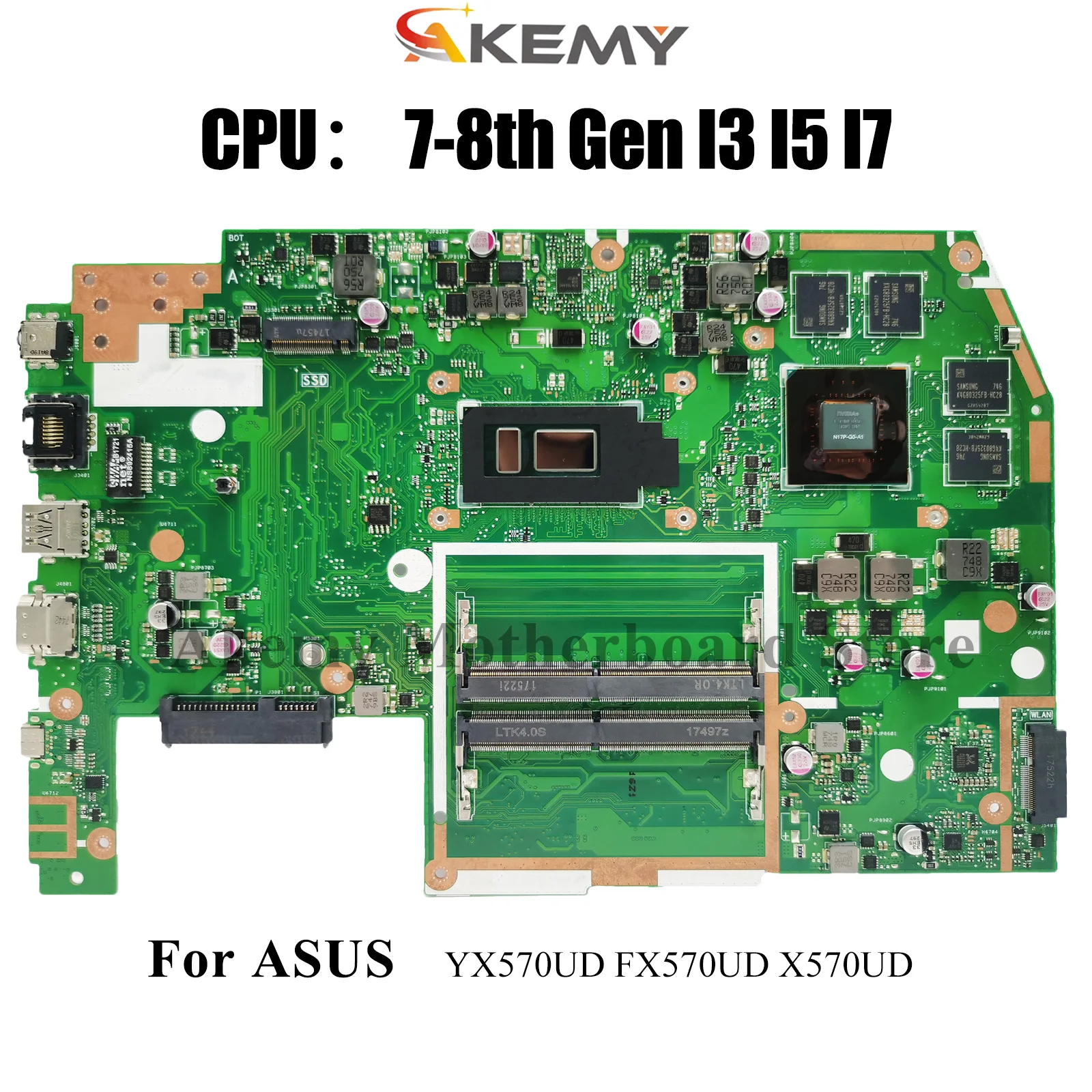X570UD Материнская плата для ноутбука ASUS VivoBook X570UD FX570UD X570U YX570UD Материнская плата для ноутбука с процессором I3 I5 I7 100% tests OK stk
X570UD Материнская плата для ноутбука ASUS VivoBook X570UD FX570UD X570U YX570UD Материнская плата для ноутбука с процессором I3 I5 I7 100% tests OK stk