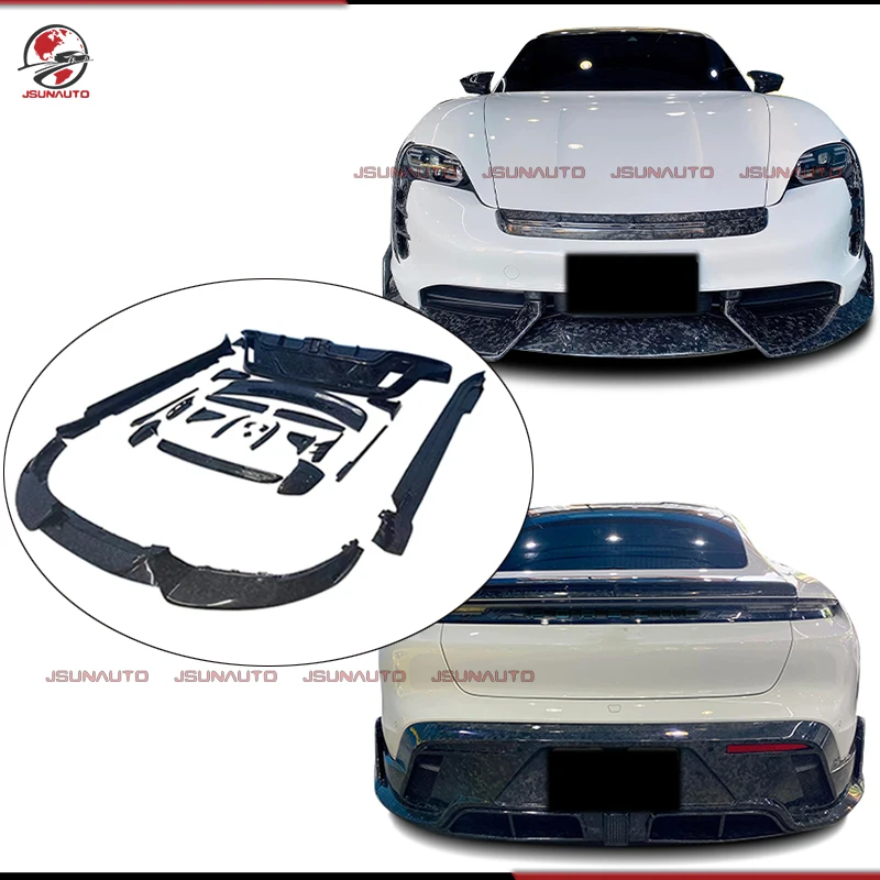  Auto External Accessories For Porsche Taycan 2019-2024 Front Diffuser Side Skirts Rear Lip Forged Carbon Fiber Trims
Auto External Accessories For Porsche Taycan 2019-2024 Front Diffuser Side Skirts Rear Lip Forged Carbon Fiber Trims