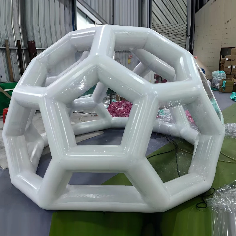 Outdoor Spherical Inflatable Transparent Bubble House Single-Layer Airtight and Ventilated Football Party Tent For Backyard
Outdoor Spherical Inflatable Transparent Bubble House Single-Layer Airtight and Ventilated Football Party Tent For Backyard