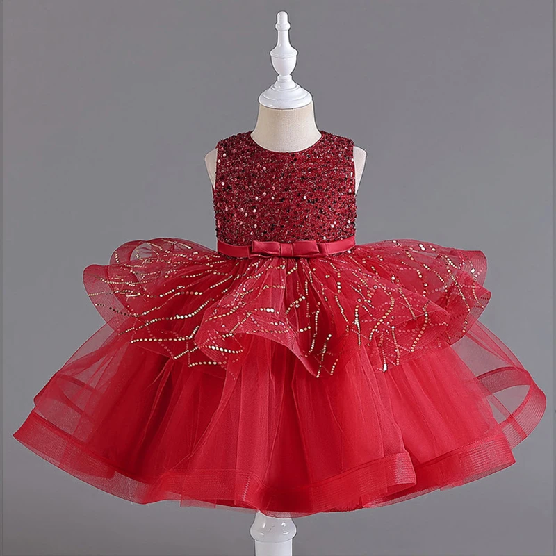 Christmas Party Dresses For Girls Halloween Costume Fashion Sequin Evening Girl Princess Dress Birthday Gifts Kids Wedding Dress
Christmas Party Dresses For Girls Halloween Costume Fashion Sequin Evening Girl Princess Dress Birthday Gifts Kids Wedding Dress