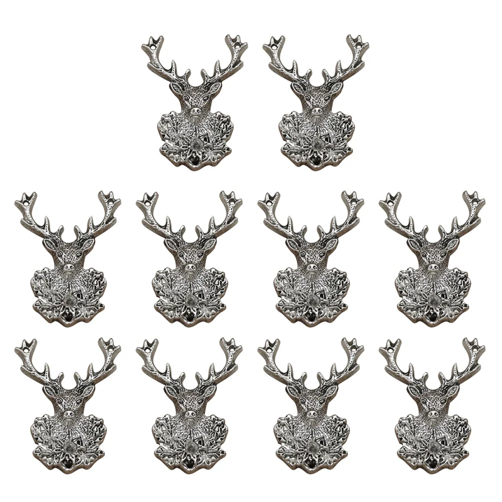 10Pcs Alloy Deer Head Pendant Charm Silver for DIY Jewelry Necklace Bracelet Making Accessories Alloy Pendant Charm
10Pcs Alloy Deer Head Pendant Charm Silver for DIY Jewelry Necklace Bracelet Making Accessories Alloy Pendant Charm