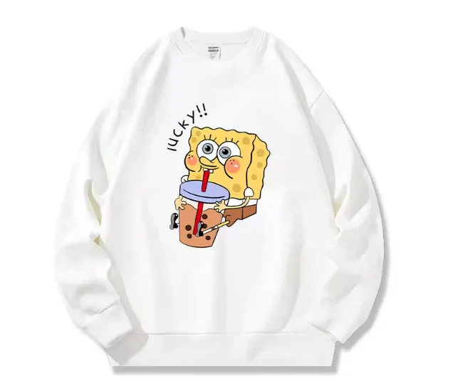 Новые мужские и женские футболки с длинными рукавами SpongeBob SquarePants, новый осенне-зимний хлопковый пуловер, повседневная мода
Новые мужские и женские футболки с длинными рукавами SpongeBob SquarePants, новый осенне-зимний хлопковый пуловер, повседневная мода
