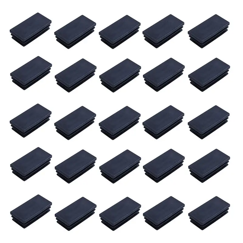 N84R Plastic Rectangle Blanking End Tube Caps Inserts 25X50mm 600Pcs Black
N84R Plastic Rectangle Blanking End Tube Caps Inserts 25X50mm 600Pcs Black