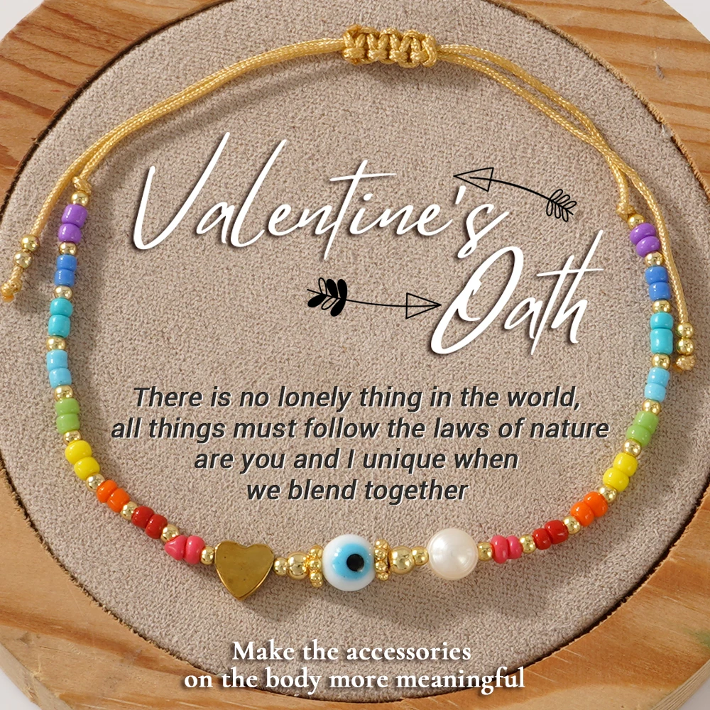 Go2boho Crystal Heart Evil Eye Bracelet Handmade Women Gold Plated Beads Jewelry Summer Beach Fashion Bohemian Gifts
Go2boho Crystal Heart Evil Eye Bracelet Handmade Women Gold Plated Beads Jewelry Summer Beach Fashion Bohemian Gifts