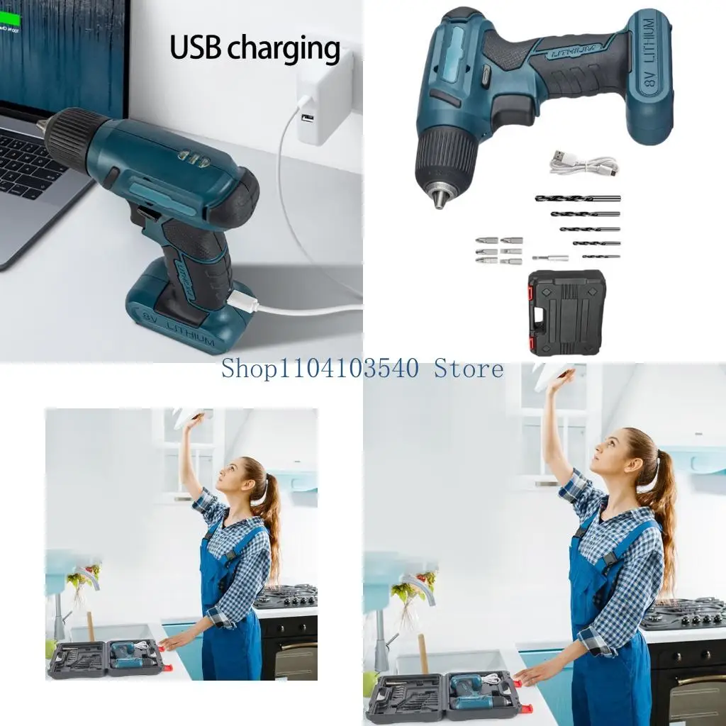 02DC 1300mAh Battery Rechargeable Electric Drill 10N·m Torque Cordless Impact Drill Ideal For Tight Space Operations
02DC 1300mAh Battery Rechargeable Electric Drill 10N·m Torque Cordless Impact Drill Ideal For Tight Space Operations
