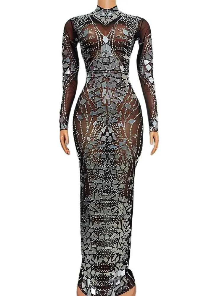 High Quality Rhinestone Sequin Elastic Black Dress 2024 New Fashion Custom Women'S Clothing
High Quality Rhinestone Sequin Elastic Black Dress 2024 New Fashion Custom Women'S Clothing