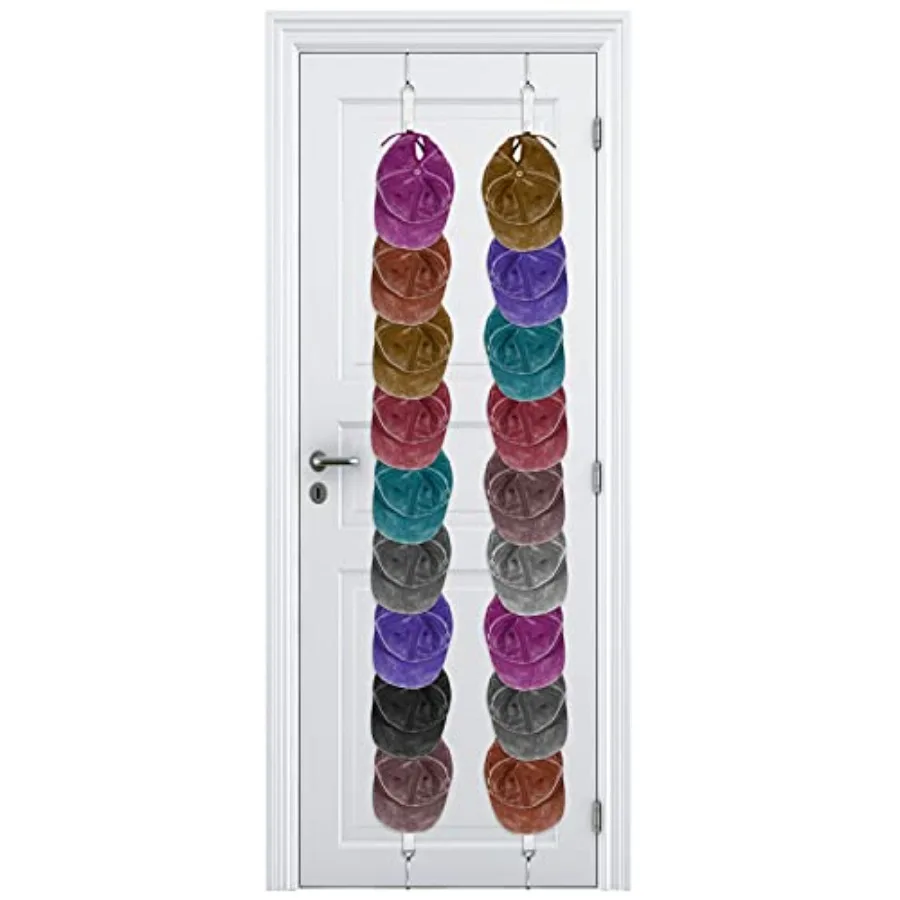 2 Pieces Adjustable Door Cap Rack Closet Hanging Organizer Keeper Baseball Cap Holder Hook Hat Display Rack with Hooks Door Hat
2 Pieces Adjustable Door Cap Rack Closet Hanging Organizer Keeper Baseball Cap Holder Hook Hat Display Rack with Hooks Door Hat