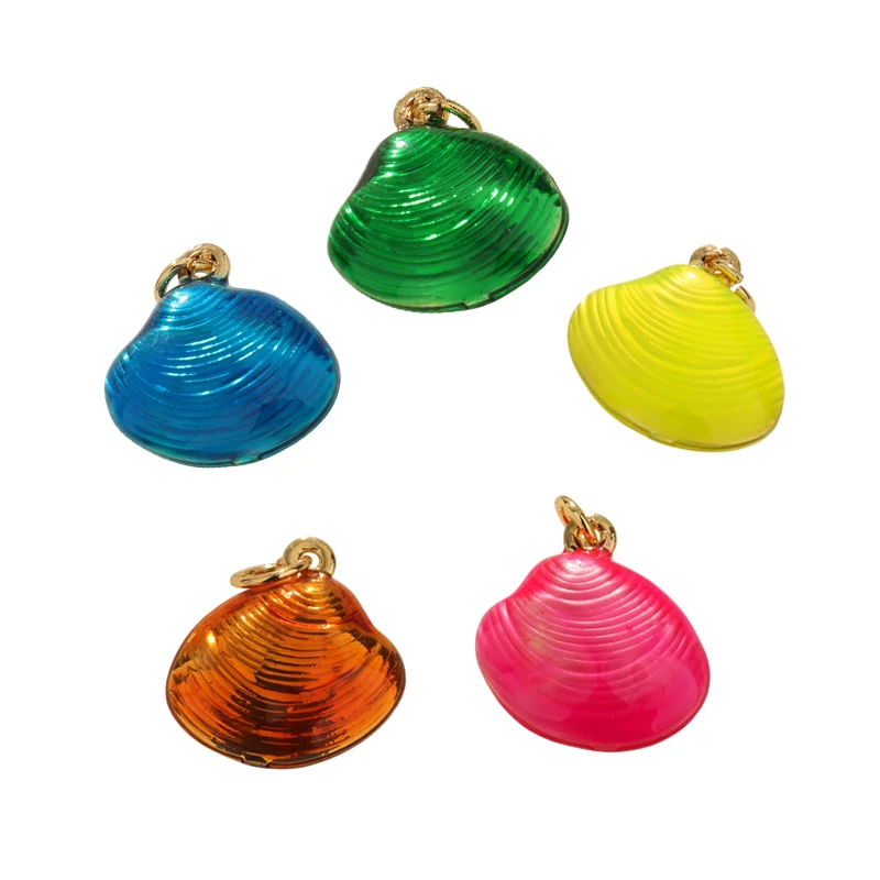 4 Pieces Multicolor Enamel Jewelry Ocean Pendant for Diy Bracelet Necklace Making Fish Shell Brass Gold Plated Charm Accessories
4 Pieces Multicolor Enamel Jewelry Ocean Pendant for Diy Bracelet Necklace Making Fish Shell Brass Gold Plated Charm Accessories