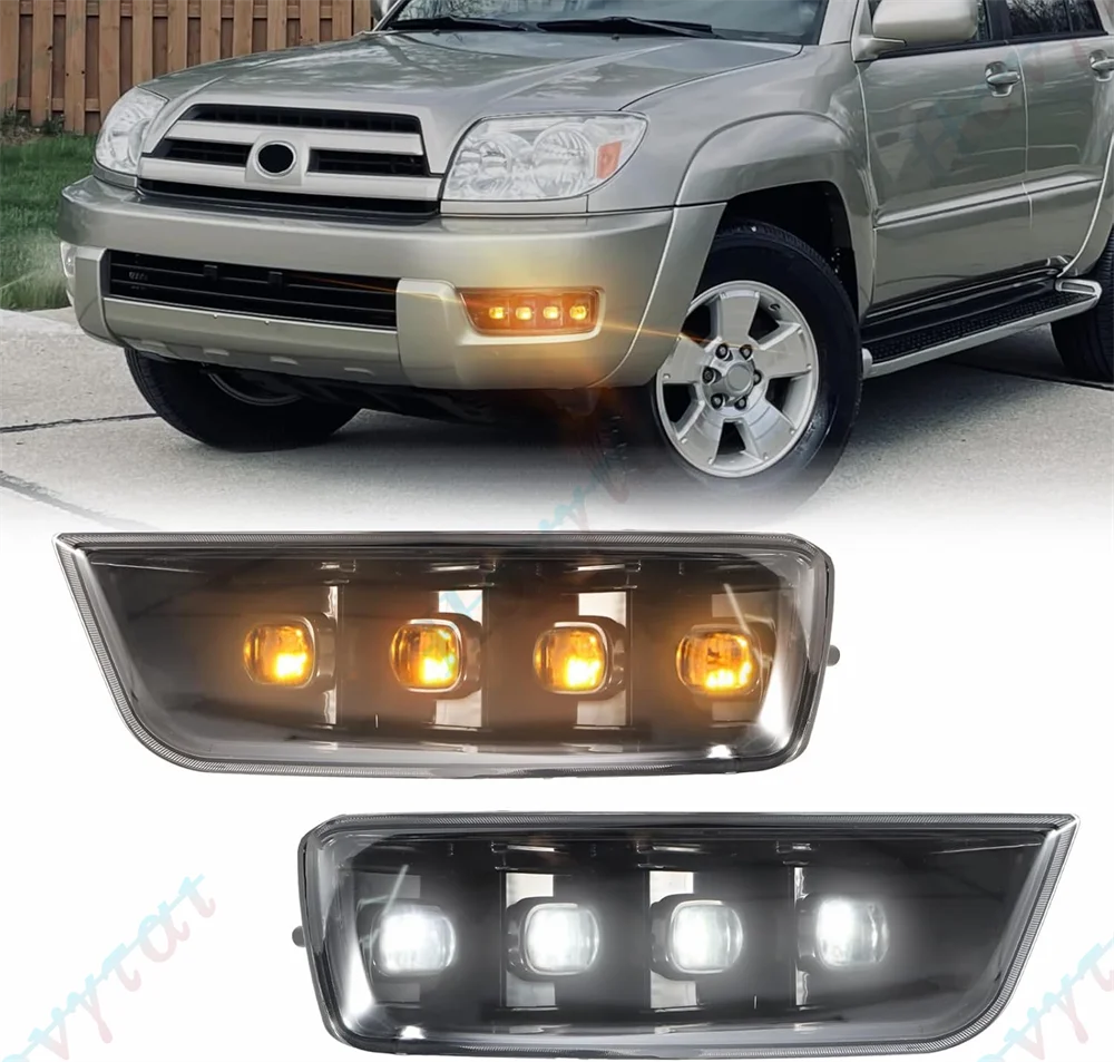 Светодиодные DRL белые дневные ходовые огни для Toyota 4Runner 4 Runner 2003 2004 2005 гг. Бампер DRL Противотуманные фары Янтарные указатели поворота Лампа
Светодиодные DRL белые дневные ходовые огни для Toyota 4Runner 4 Runner 2003 2004 2005 гг. Бампер DRL Противотуманные фары Янтарные указатели поворота Лампа
