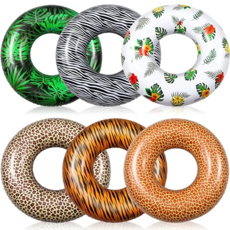 Large Inflatable Pool Float Tubes for Adults 32 Inches Tropical Leaves and Animal Patterns Swimming Rings Tube Floaties for Haw
Large Inflatable Pool Float Tubes for Adults 32 Inches Tropical Leaves and Animal Patterns Swimming Rings Tube Floaties for Haw