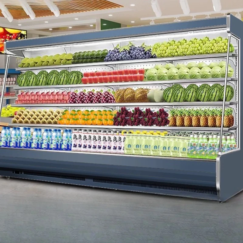 Air curtain cabinet, fruit fresh-keeping cabinet, low temperature milk freezer, air-cooled fruit store, refrigerated display
Air curtain cabinet, fruit fresh-keeping cabinet, low temperature milk freezer, air-cooled fruit store, refrigerated display