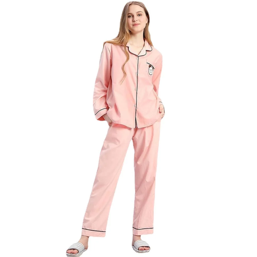 Large Size Pajamas, Women's All Cotton Autumn And Winter Long Sleeved Home Clothing Set, Pampas
Large Size Pajamas, Women's All Cotton Autumn And Winter Long Sleeved Home Clothing Set, Pampas