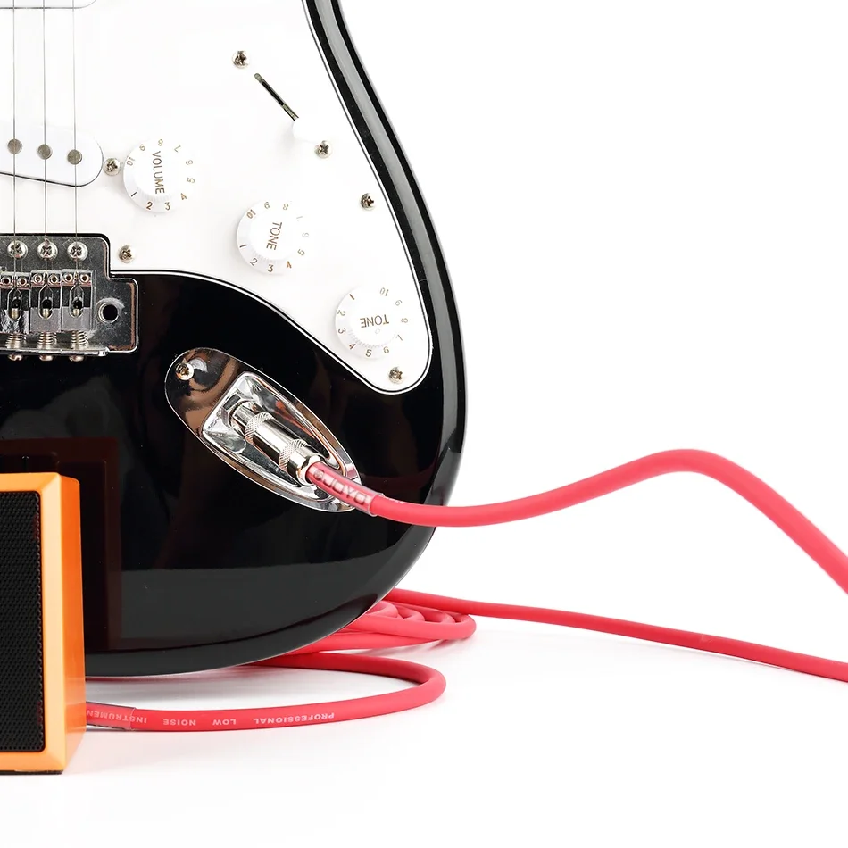 JOYO CM-12 15FT/4.5m Shielded Mono 6.3mm Male Angled Metal Plug Electric Guitar Bass Keyboard Cable Instruments Connecting Wire
JOYO CM-12 15FT/4.5m Shielded Mono 6.3mm Male Angled Metal Plug Electric Guitar Bass Keyboard Cable Instruments Connecting Wire