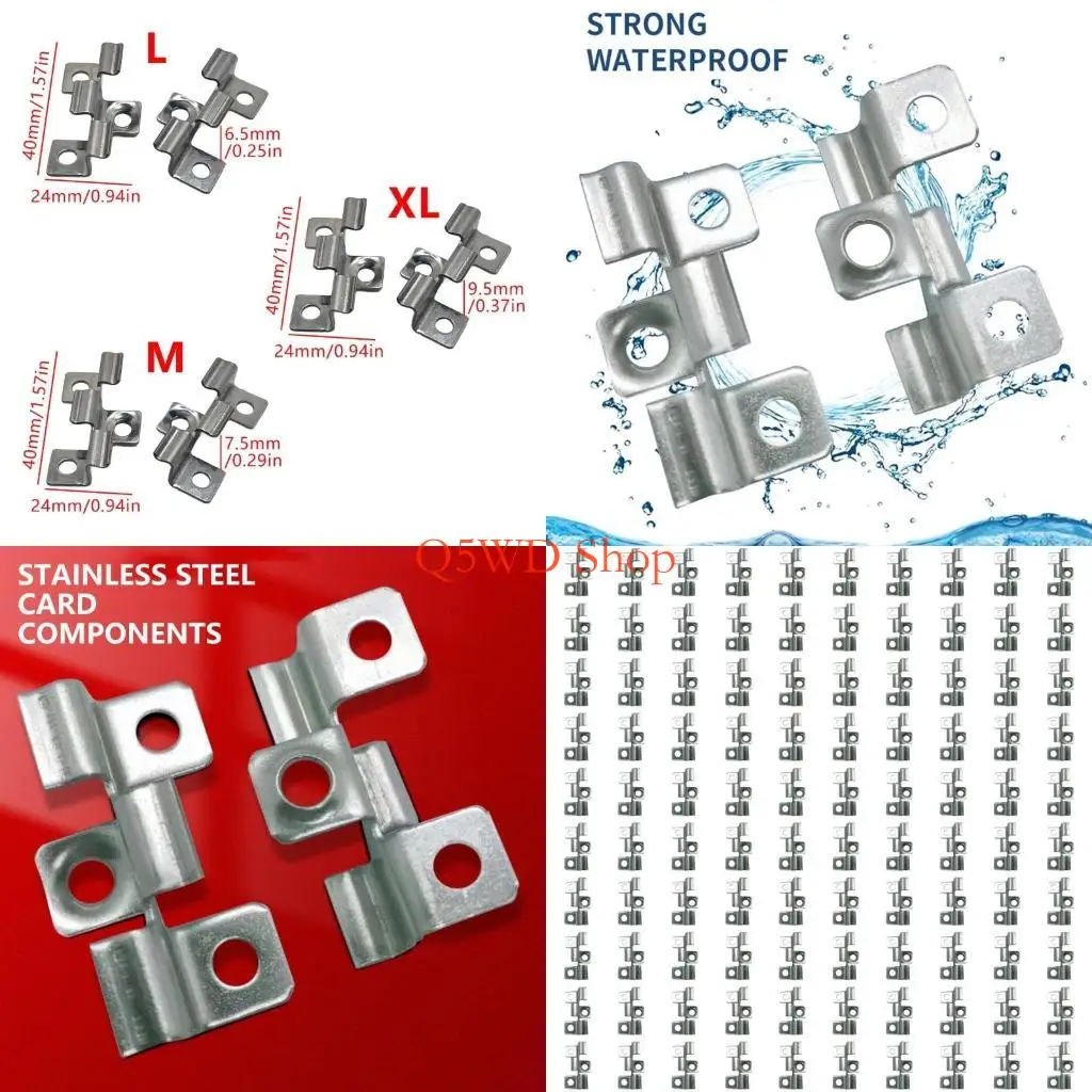 Q5WD 100pcs Stainlesses Steel Deck Clip for Composites Decking Boards Hide T Clip Fastening Systems With Durability Screws
Q5WD 100pcs Stainlesses Steel Deck Clip for Composites Decking Boards Hide T Clip Fastening Systems With Durability Screws