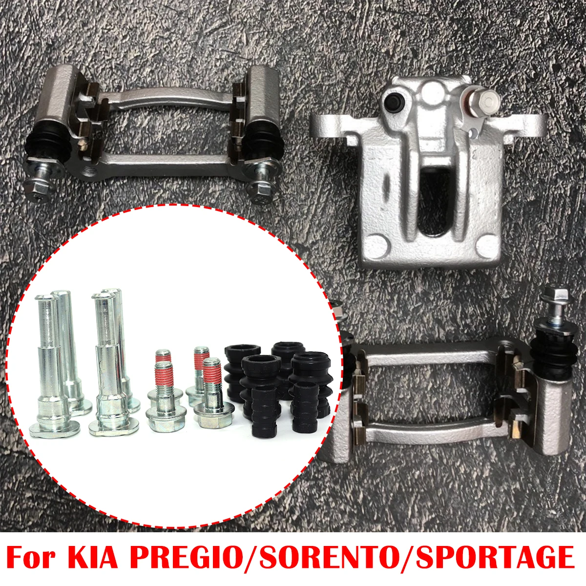 Brake Caliper Cylinder Slider Guide Pin For Disc Housing Bolts Rubber Bushing Boot Seal For KIA PREGIO SORENTO SPORTAGE JE KM
Brake Caliper Cylinder Slider Guide Pin For Disc Housing Bolts Rubber Bushing Boot Seal For KIA PREGIO SORENTO SPORTAGE JE KM