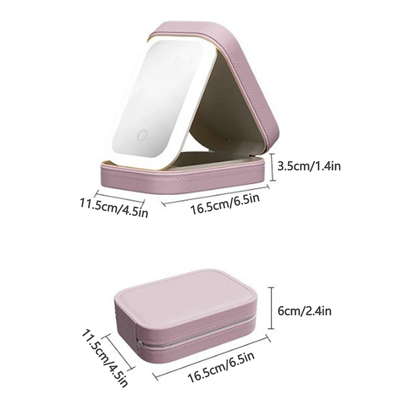 Multifunctional LED Light Cosmetic Mirror Cosmetic Bag Jewelry And Cosmetics Storage Box
Multifunctional LED Light Cosmetic Mirror Cosmetic Bag Jewelry And Cosmetics Storage Box