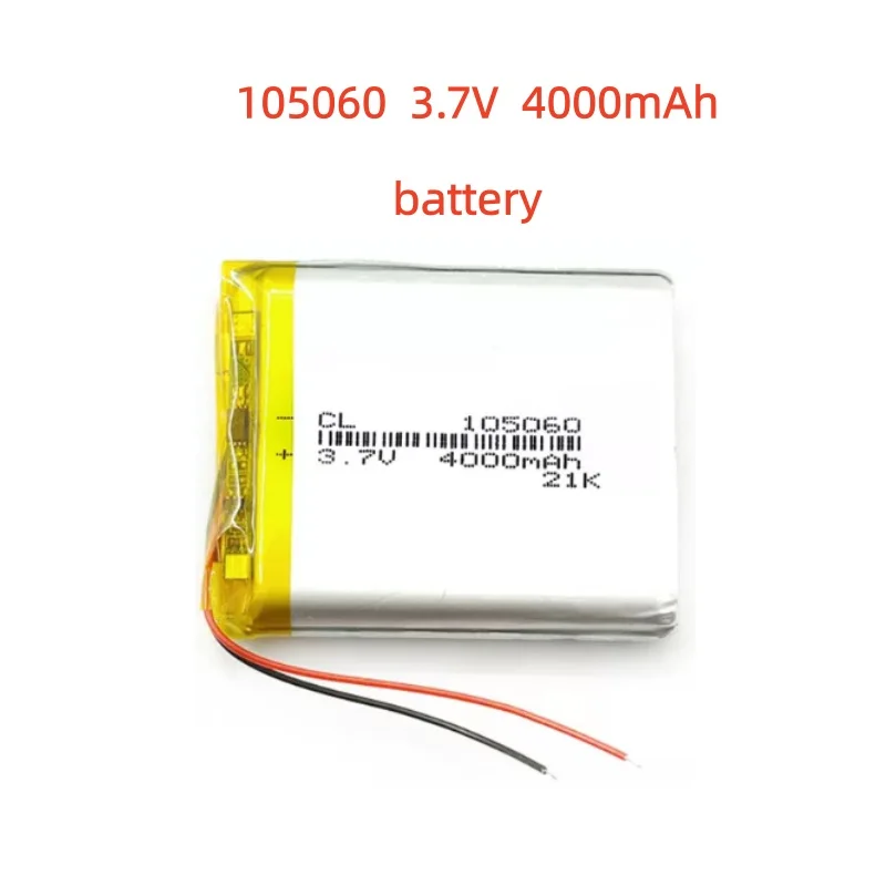 3.7V 105060 Li Polymer Lithium Battery with ph 2.0 plug 4000MAH For Mobile power Fast charge LED light source GPS locator 105060
3.7V 105060 Li Polymer Lithium Battery with ph 2.0 plug 4000MAH For Mobile power Fast charge LED light source GPS locator 105060