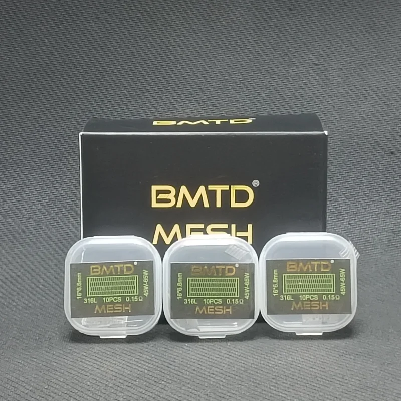 5pcs BMTD PreBuilt Coil SS316 Mesh 0.12 0.15 ohm 16*6.8mm Wire for zeus x mesh Kylin M v3 Pro RTA Profile RDA vape TANK
5pcs BMTD PreBuilt Coil SS316 Mesh 0.12 0.15 ohm 16*6.8mm Wire for zeus x mesh Kylin M v3 Pro RTA Profile RDA vape TANK