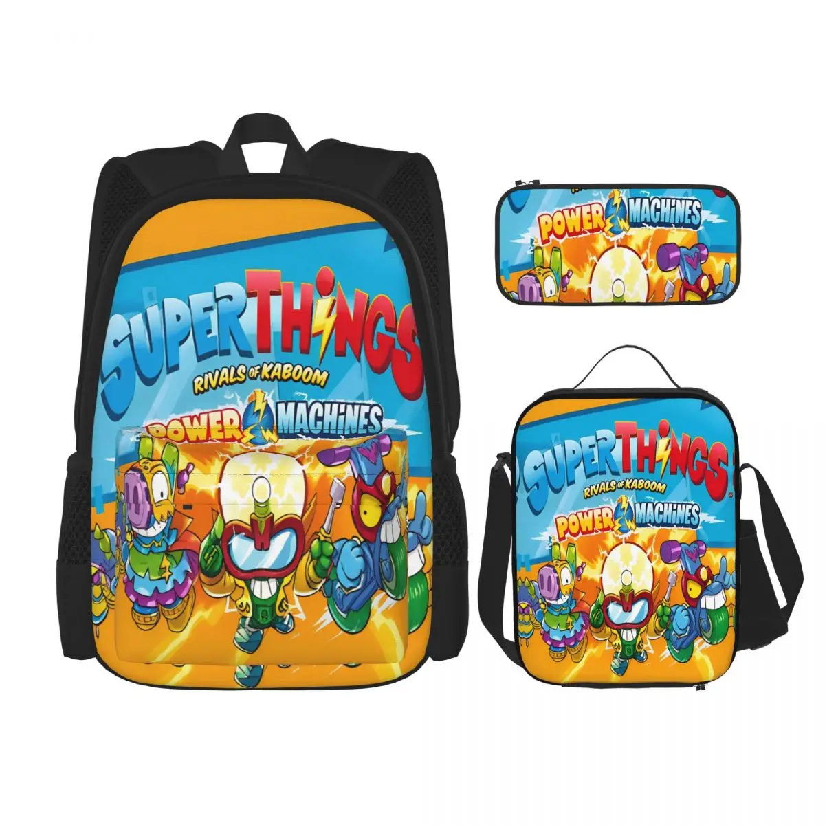 SuperThings мультфильм 3pecs/набор рюкзак для студентов Kazoom Power детский сад средняя школа холщовые сумки сумка для обеда пенал
SuperThings мультфильм 3pecs/набор рюкзак для студентов Kazoom Power детский сад средняя школа холщовые сумки сумка для обеда пенал