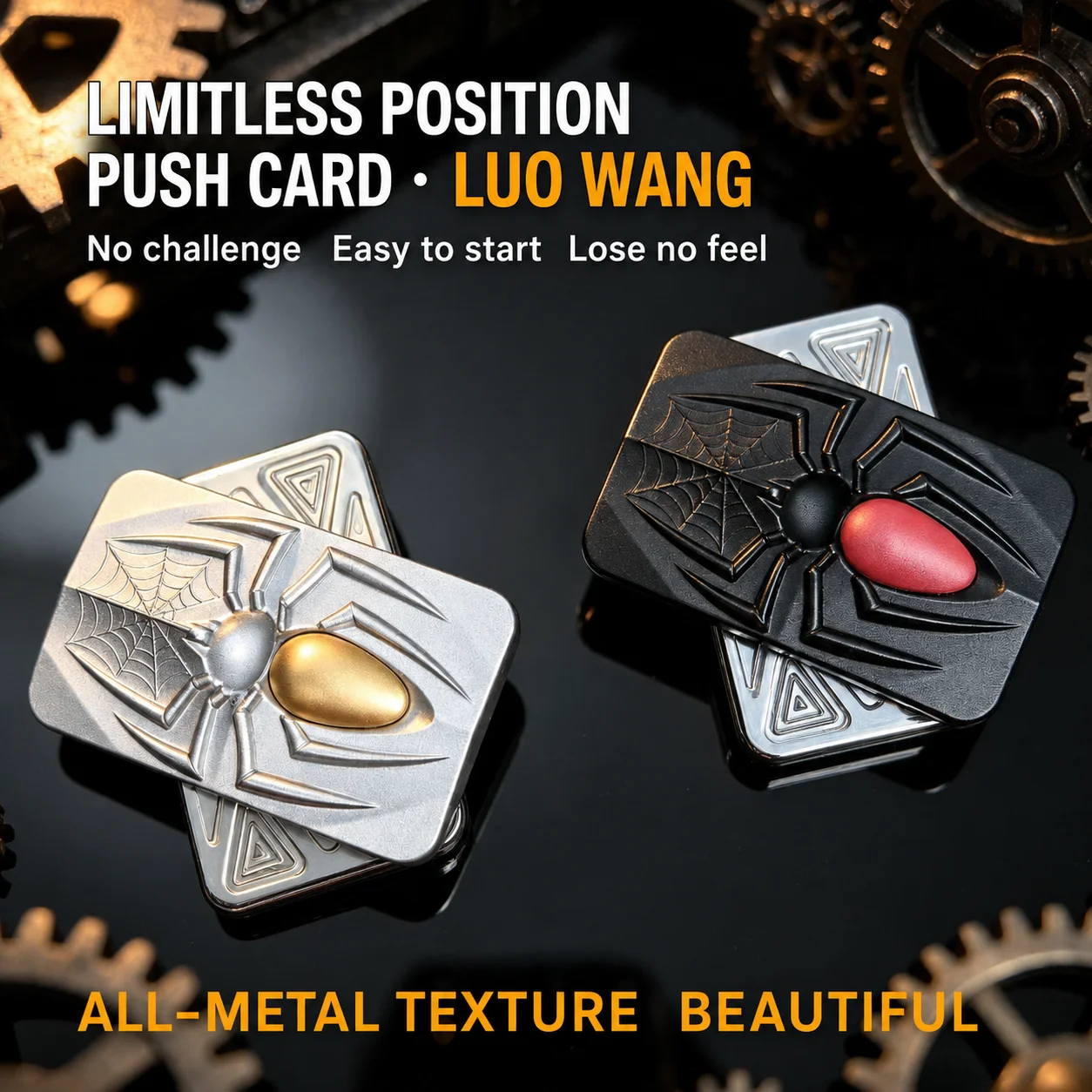 Spider EDC Fidget Sliders Fidget Toys Stress Relief For Adults Metal Push Pull Rotation ADHD Casual Fidget Toy Haptic Coin
Spider EDC Fidget Sliders Fidget Toys Stress Relief For Adults Metal Push Pull Rotation ADHD Casual Fidget Toy Haptic Coin