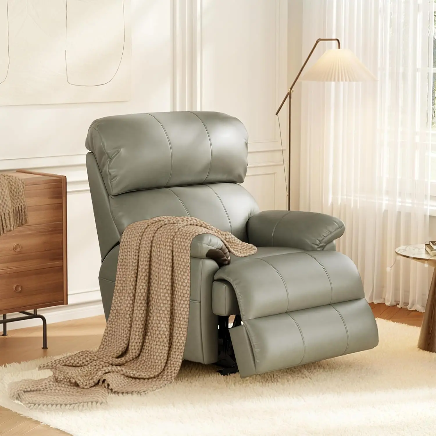 Power Recliner Chair with Power Headrest & Lumbar Support Independent Adjustment for, Customized
Power Recliner Chair with Power Headrest & Lumbar Support Independent Adjustment for, Customized