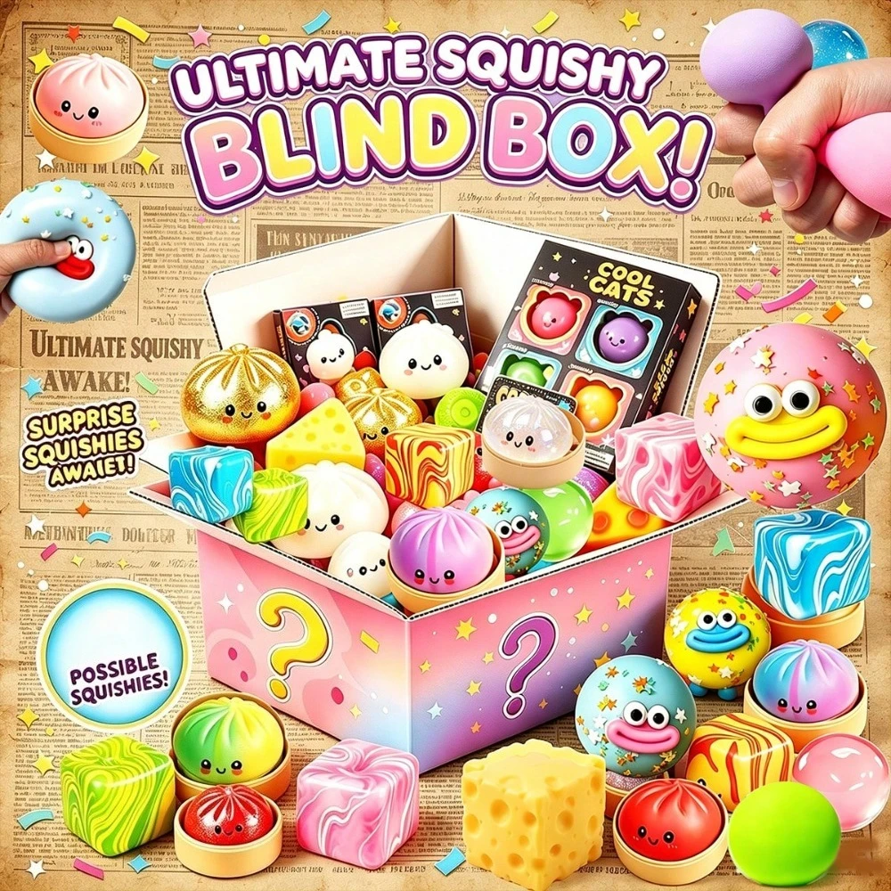 2026 New Squishy Box Novelty Stress Relief Toys Assorted Squishy Figures Fidget Toys For Stress Relief Surprise Party Favors. Slow Rebound Perfect For Stress Relief And Sensory Play
2026 New Squishy Box Novelty Stress Relief Toys Assorted Squishy Figures Fidget Toys For Stress Relief Surprise Party Favors. Slow Rebound Perfect For Stress Relief And Sensory Play