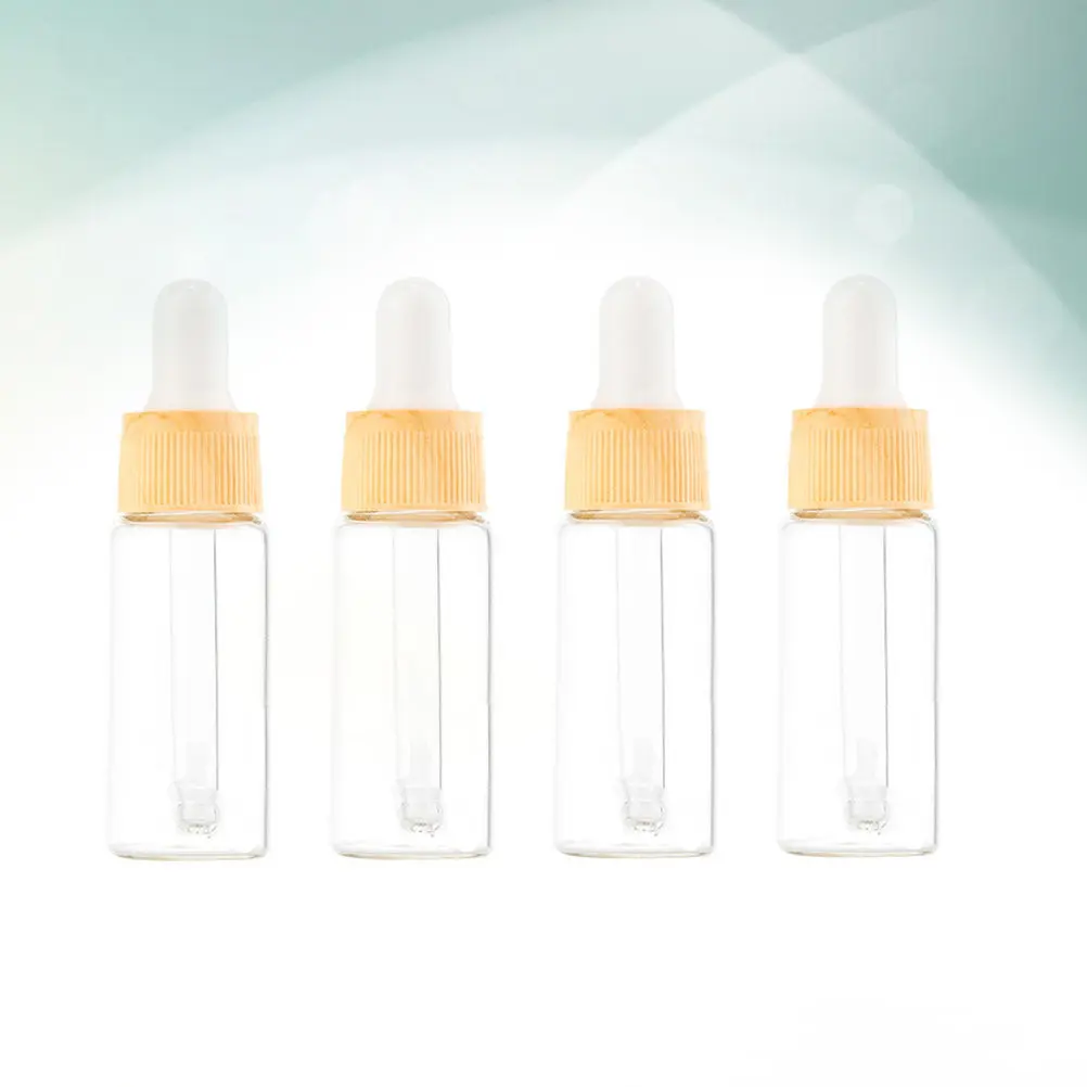 4Pcs Wood Grain Glass Dropper Dispenser Bottles 15Ml Premium Transparent Essential Oil Bottles Toner Serum Containers
4Pcs Wood Grain Glass Dropper Dispenser Bottles 15Ml Premium Transparent Essential Oil Bottles Toner Serum Containers