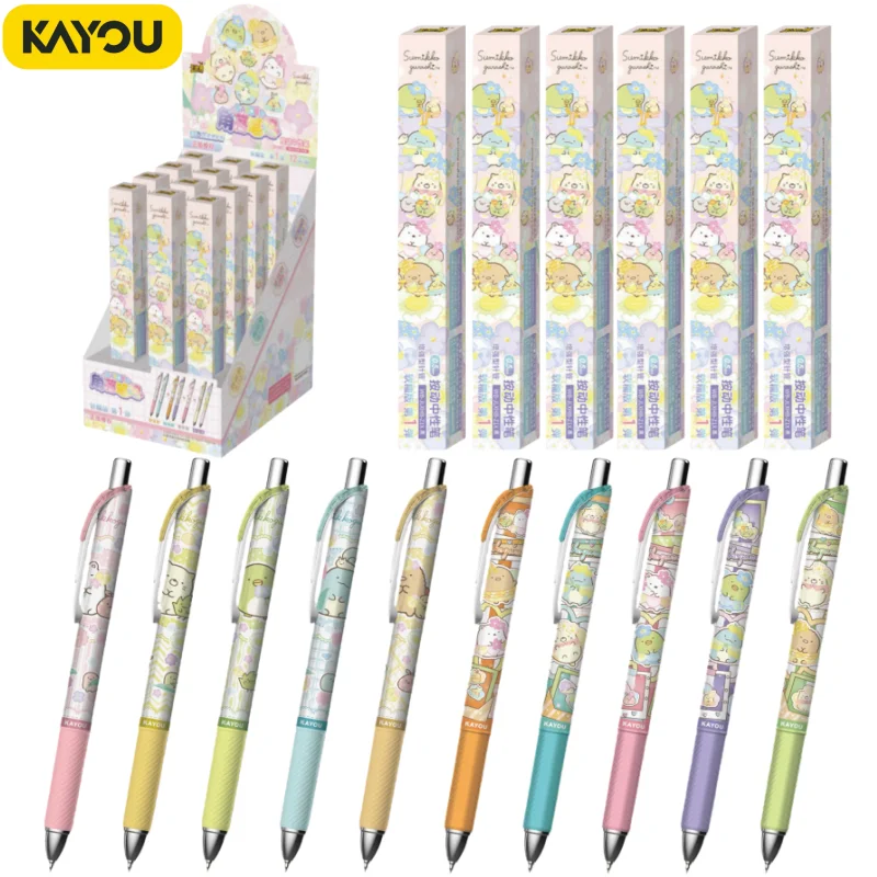 Genuine KAYOU Sumikko Gurashi Click Gel Pen Blind Box Cute 0.5mm Click Black Signature Pen Stationery Birthday Gift
Genuine KAYOU Sumikko Gurashi Click Gel Pen Blind Box Cute 0.5mm Click Black Signature Pen Stationery Birthday Gift