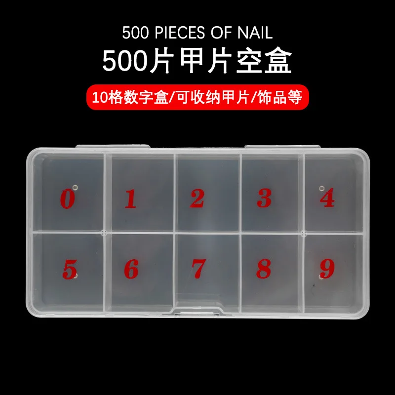 Nail clip storage empty box PP semi transparent nail clip box Fake nail clip empty Flat bottom accessory
Nail clip storage empty box PP semi transparent nail clip box Fake nail clip empty Flat bottom accessory