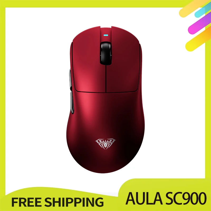 AULA SC900 Pro Max Gaming Mosue 400mAh Replaceable Battery BT 2.4G Wireless 8KHZ Polling Rate Low Latency E-Sport PAW3395/3950
AULA SC900 Pro Max Gaming Mosue 400mAh Replaceable Battery BT 2.4G Wireless 8KHZ Polling Rate Low Latency E-Sport PAW3395/3950