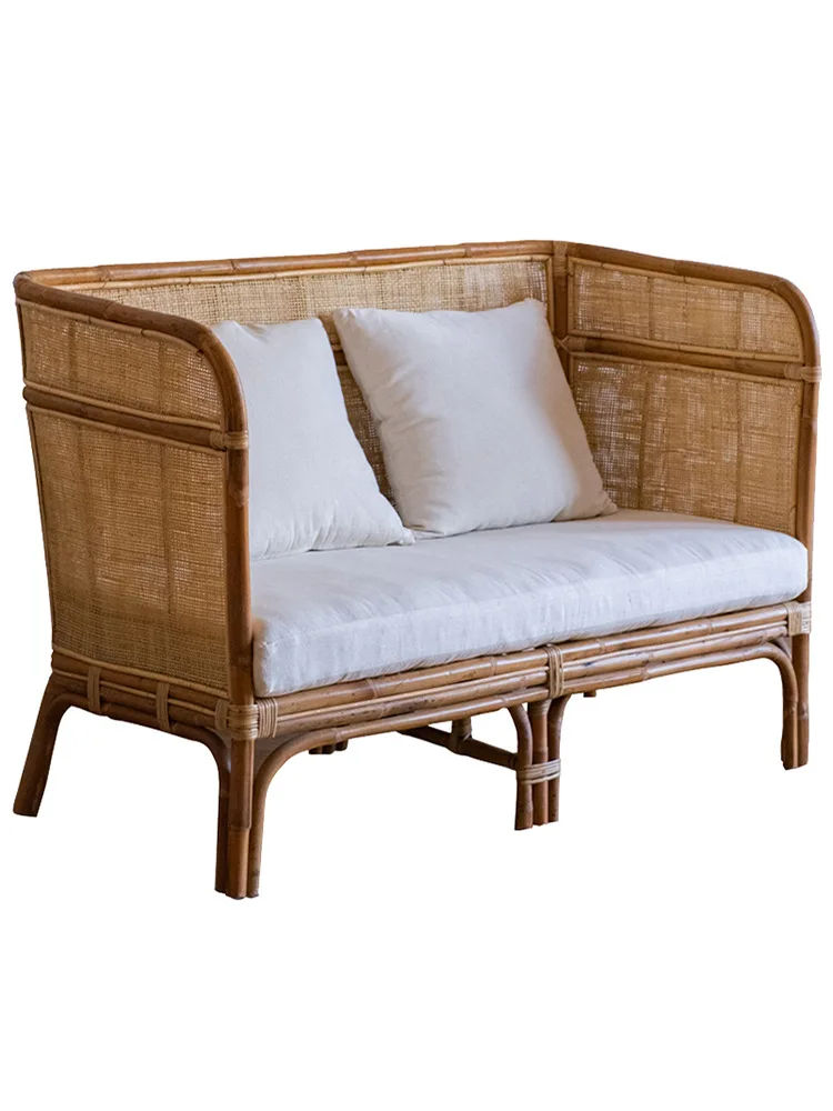 Balcony Garden Living Room Natural Rattan Single Chair Outdoor Wooden Leisure Chair Sofa Cover
Balcony Garden Living Room Natural Rattan Single Chair Outdoor Wooden Leisure Chair Sofa Cover