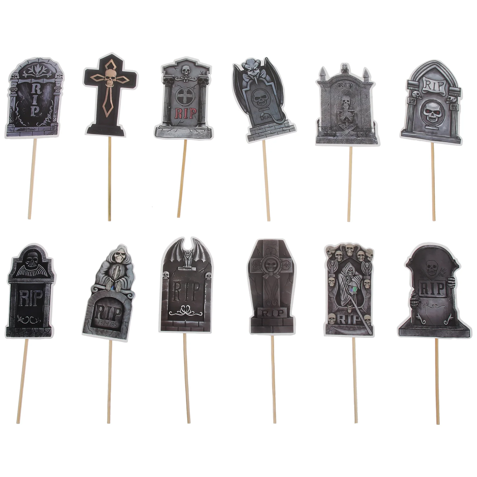 24 Pcs Pumpkin Cupcake Decorations Halloween Tombstone Slots Venue Setting Props Birthday Topper
24 Pcs Pumpkin Cupcake Decorations Halloween Tombstone Slots Venue Setting Props Birthday Topper
