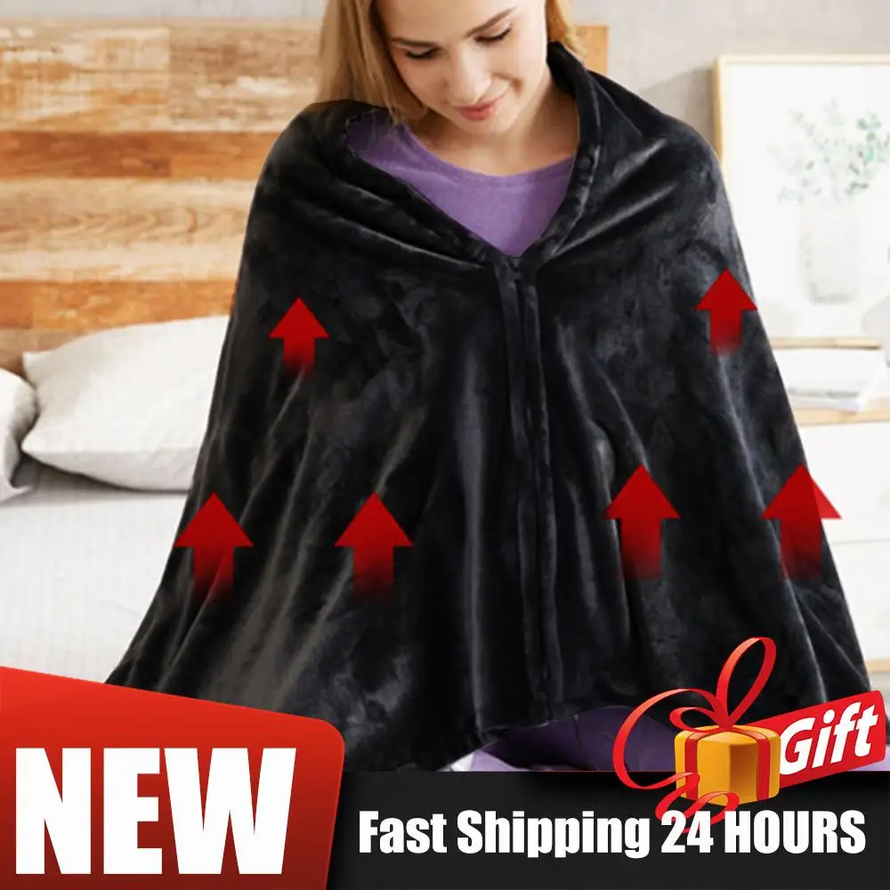 3-уровневое флисовое одеяло с подогревом, носимое, теплое, коралловое бархатное одеяло, быстро нагреваемая накидка, USB-одеяло с электрическим подогревом
3-уровневое флисовое одеяло с подогревом, носимое, теплое, коралловое бархатное одеяло, быстро нагреваемая накидка, USB-одеяло с электрическим подогревом