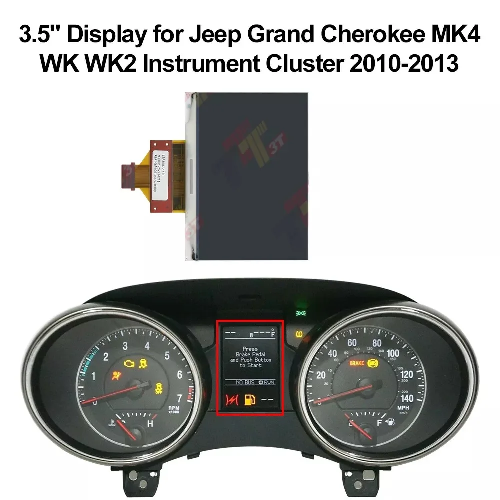 Jeep Grand Cherokee MK4 WK WK2 Instrument Cluster 3.5" LCD Display Auto Parts for Vehicle
Jeep Grand Cherokee MK4 WK WK2 Instrument Cluster 3.5" LCD Display Auto Parts for Vehicle