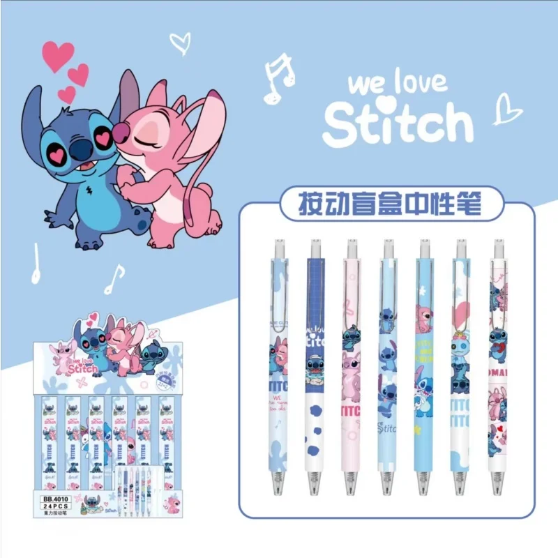 24pcs/lot Kawaii Disney Stitch Koala Press Gel Pen Cute 0.5mm Black Ink Neutral Pens Promotional Gift Office School Supplies
24pcs/lot Kawaii Disney Stitch Koala Press Gel Pen Cute 0.5mm Black Ink Neutral Pens Promotional Gift Office School Supplies