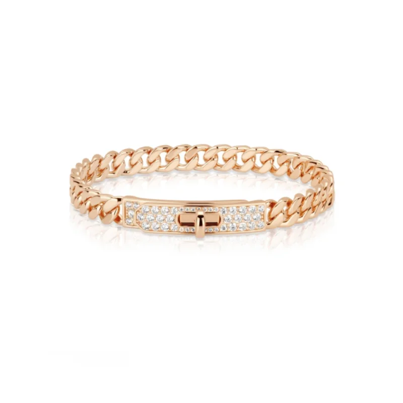 Cameo Champagne Gold Cuban Link Bracelet For Women Sparkling Cubic Zirconia Buckle Design Chain Bracelet Lady Daily Jewelry
Cameo Champagne Gold Cuban Link Bracelet For Women Sparkling Cubic Zirconia Buckle Design Chain Bracelet Lady Daily Jewelry