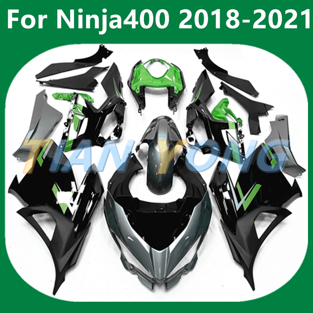 Motorcycle Bodywork Injection Full Fairing Kit Fit Ninja 400 2018-2019-2020-2021-2022 for Ninja400 Cowling Green Gray Shadow
Motorcycle Bodywork Injection Full Fairing Kit Fit Ninja 400 2018-2019-2020-2021-2022 for Ninja400 Cowling Green Gray Shadow
