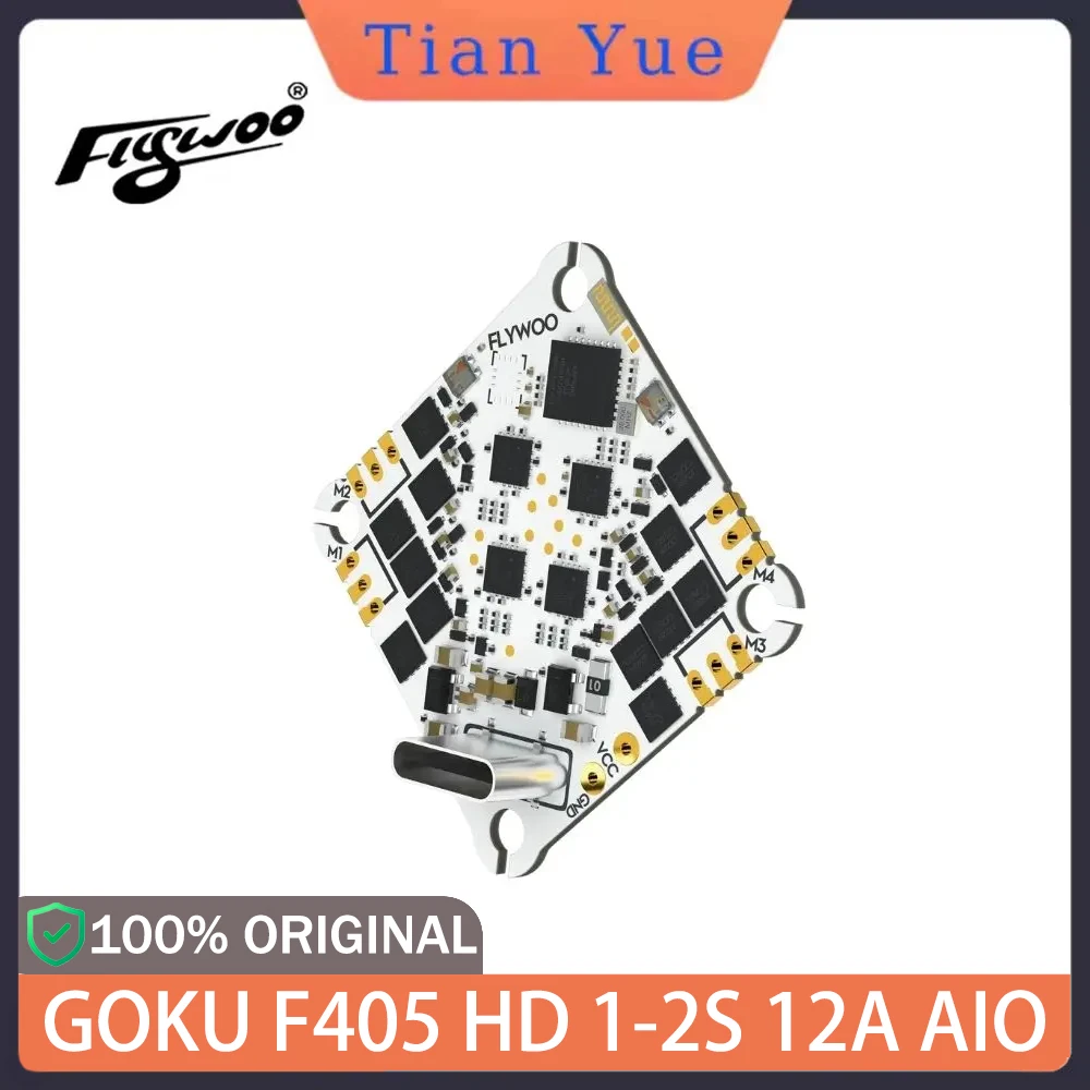 Flywoo GOKU F405 HD V2 ELRS AIO - 1-2S 12A 8 МБ Blackbox Plug&Play для O4/O4 PRO FPV Drone Запасная часть
Flywoo GOKU F405 HD V2 ELRS AIO - 1-2S 12A 8 МБ Blackbox Plug&Play для O4/O4 PRO FPV Drone Запасная часть