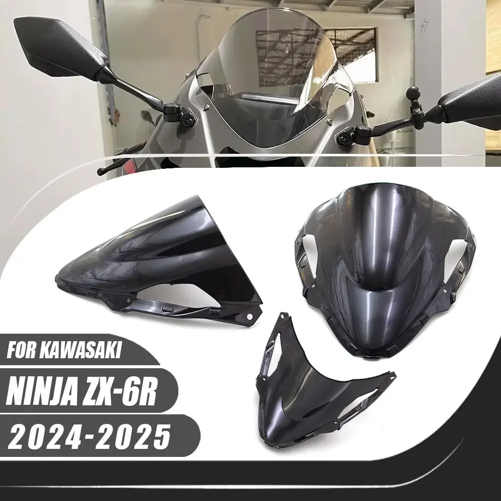 For Kawasaki Ninja ZX6R 636 2024 2025 Motorcycle ABS Windshield Windscreen Wind Deflectors
For Kawasaki Ninja ZX6R 636 2024 2025 Motorcycle ABS Windshield Windscreen Wind Deflectors