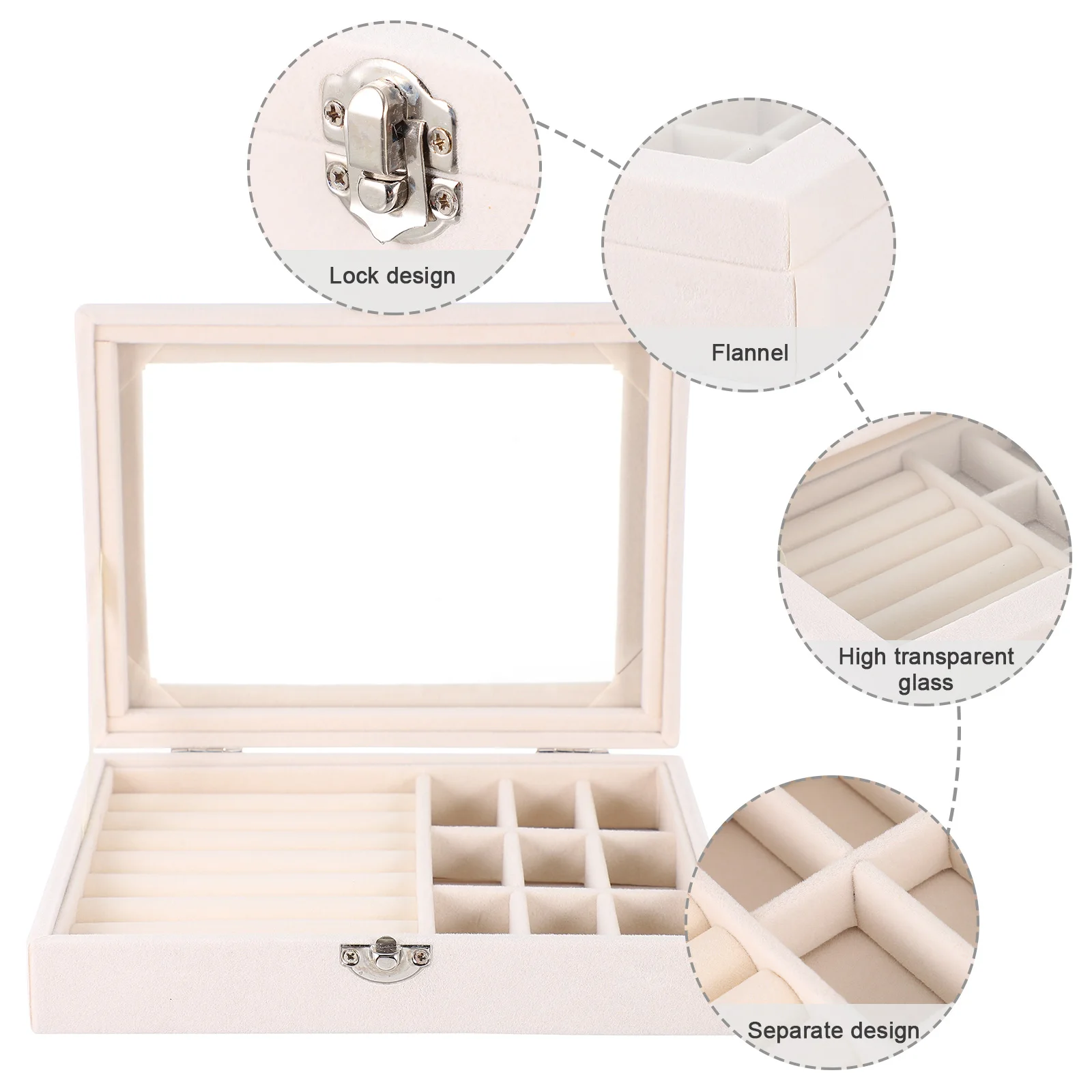 Flannel Jewelry High Capacity Flannel Jewelry Box Rings Storage Necklace Display Women ganizer Dust Proof Water Proof
Flannel Jewelry High Capacity Flannel Jewelry Box Rings Storage Necklace Display Women ganizer Dust Proof Water Proof
