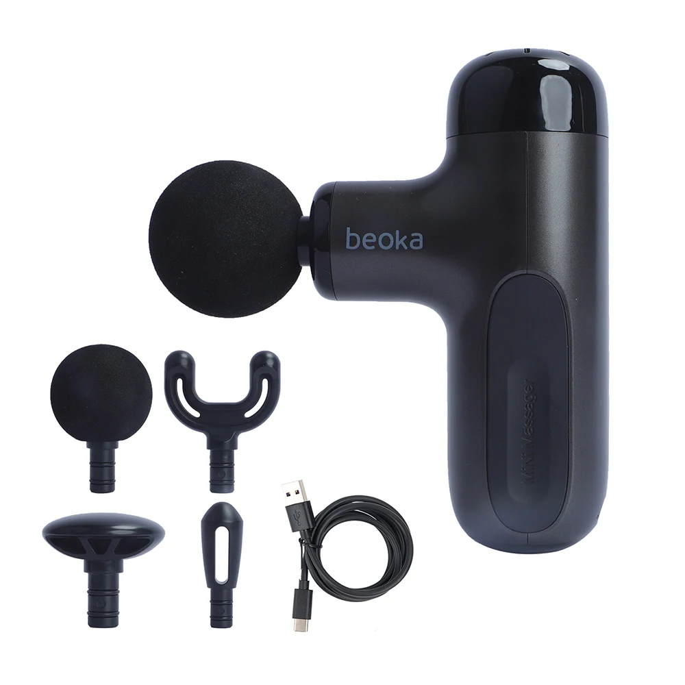 Beoka 2026 Professional Deep Tissue Percussion Vibrating Body Facial Muscle Small 4 Head Massage Gun Manufacturers
Beoka 2026 Professional Deep Tissue Percussion Vibrating Body Facial Muscle Small 4 Head Massage Gun Manufacturers