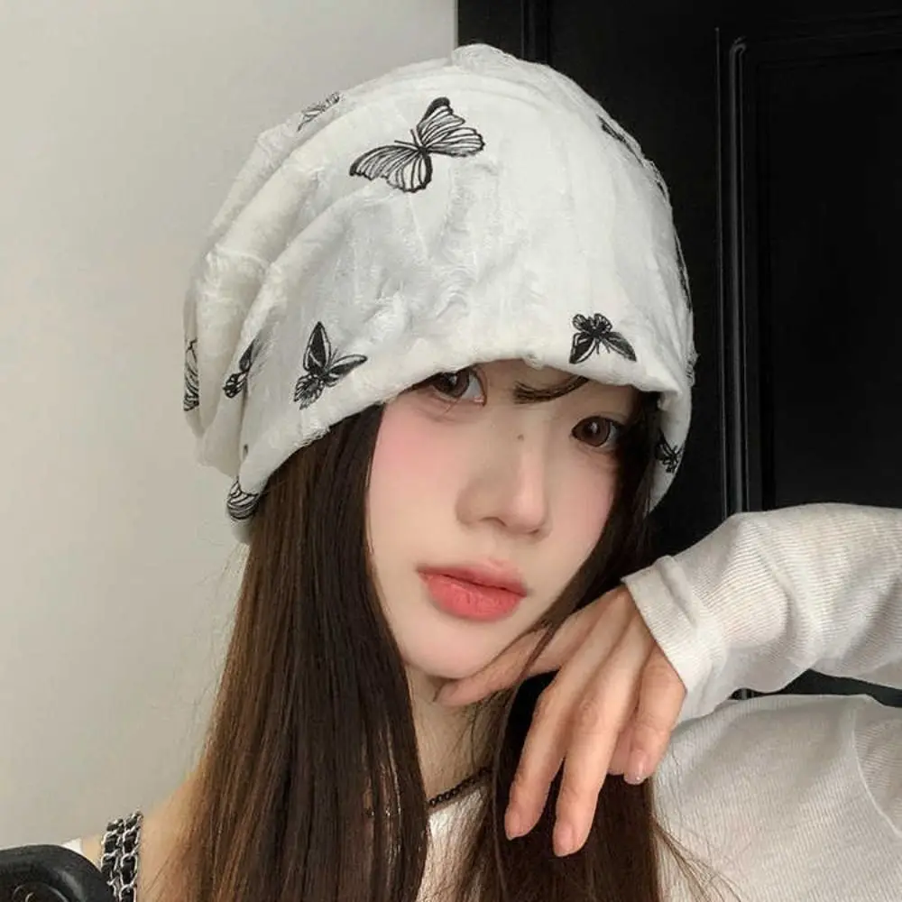 Soft Holes Butterfly Print Beanies Korean Style High Quality Hair Caps Thin Warm Pullover Hat Outdoor
Soft Holes Butterfly Print Beanies Korean Style High Quality Hair Caps Thin Warm Pullover Hat Outdoor