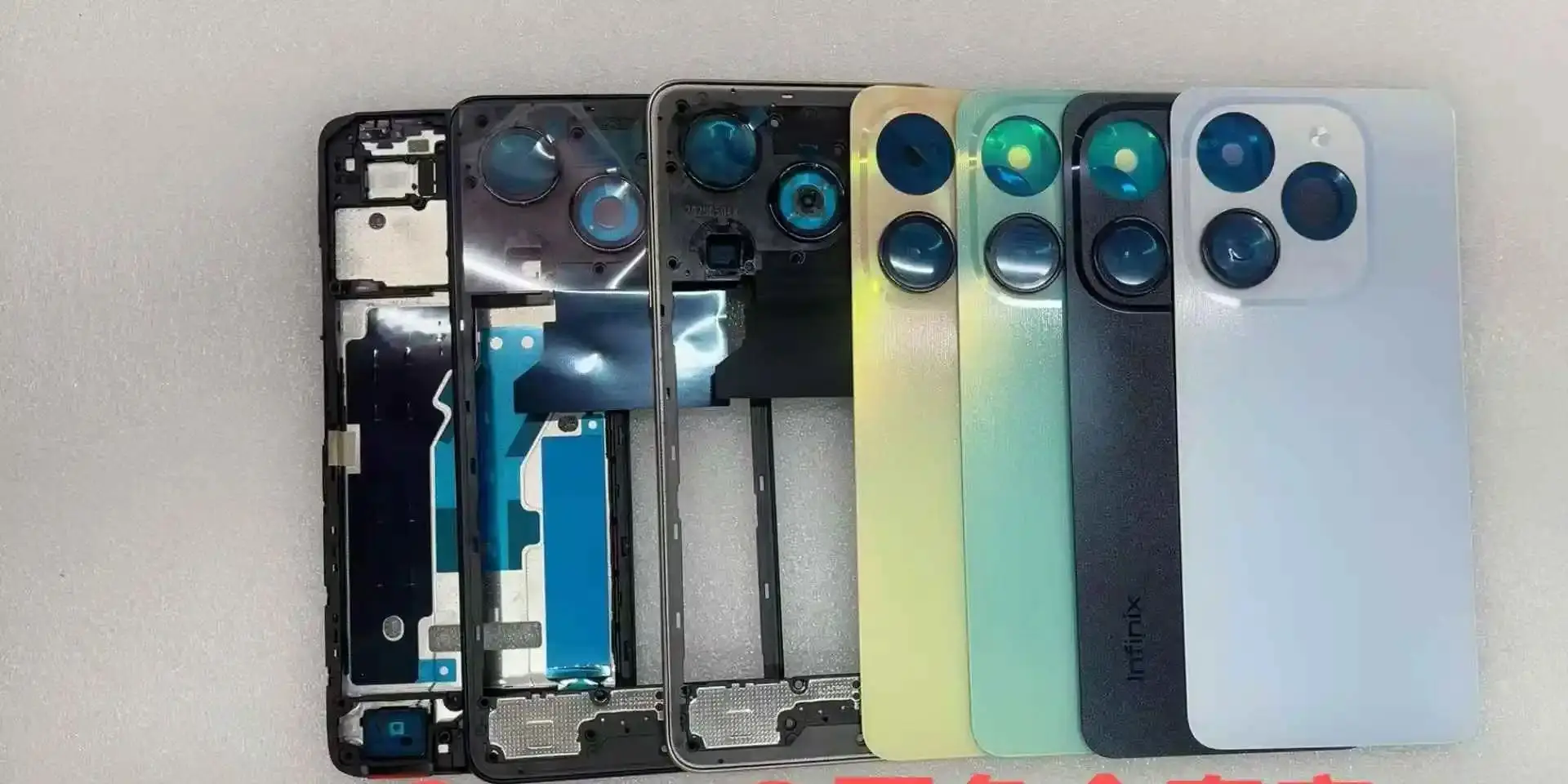 Screen frame, back cover, and middle frame shell suitable for infinix Smart 8
Screen frame, back cover, and middle frame shell suitable for infinix Smart 8