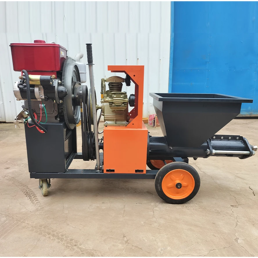 Cement Mortar Spraying Machine with Built In Mixer for Continuous Plastering and Grouting Construction
Cement Mortar Spraying Machine with Built In Mixer for Continuous Plastering and Grouting Construction