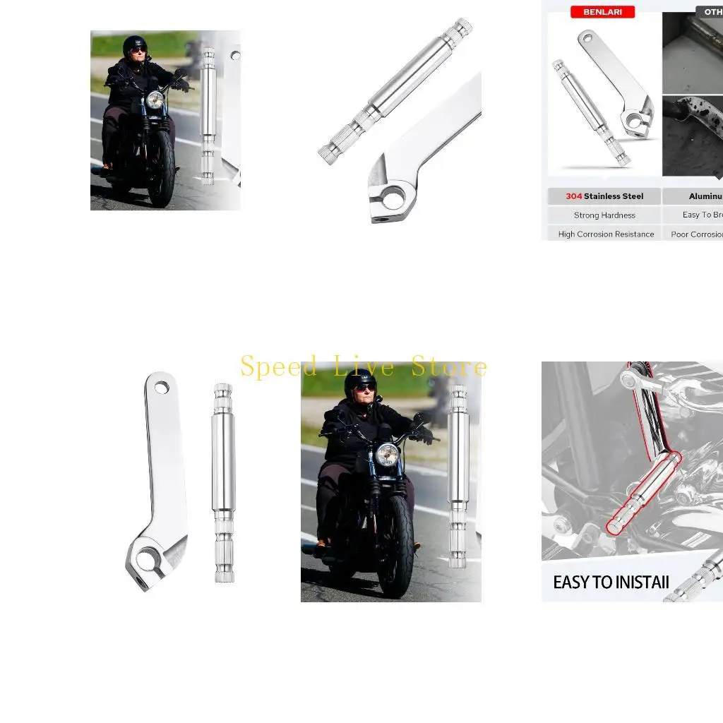 547C Upgrades Aluminum Shifts Arm Bushing Easy Install Motorcycle Regulator for Improved Gear Change On Bike Bikes
547C Upgrades Aluminum Shifts Arm Bushing Easy Install Motorcycle Regulator for Improved Gear Change On Bike Bikes