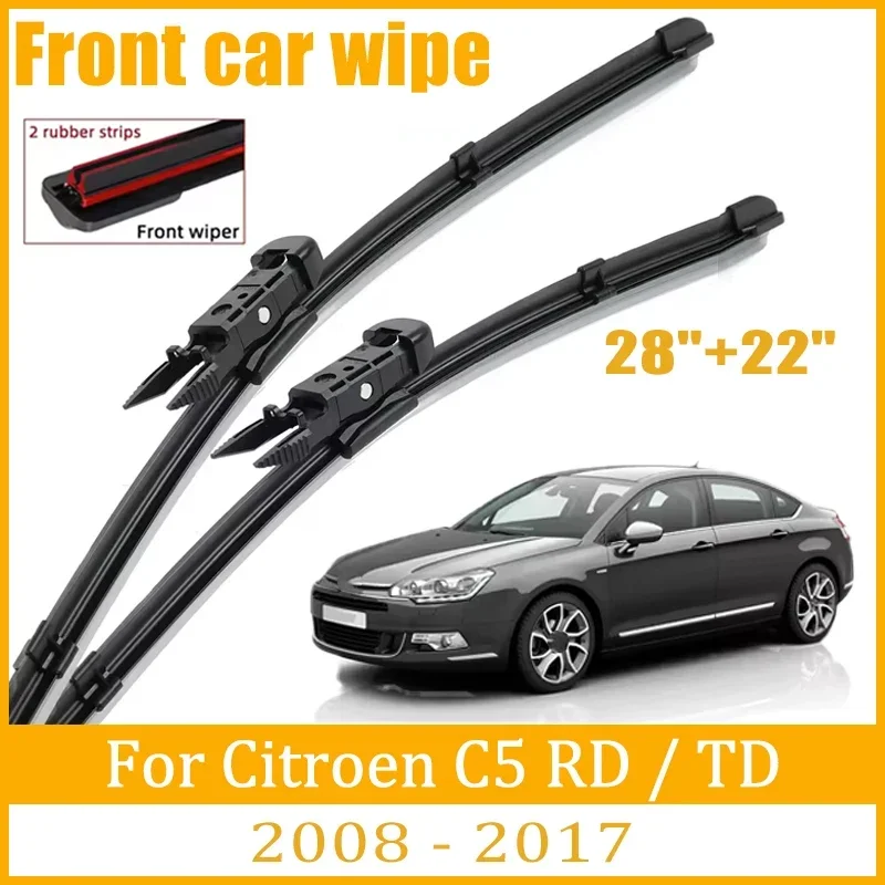For Citroen C5 RD / TD 2008-2017 2009 2010 Wiper Front Wiper Blades Windshield Windscreen Window Brush 28"+22" Car Accessories
For Citroen C5 RD / TD 2008-2017 2009 2010 Wiper Front Wiper Blades Windshield Windscreen Window Brush 28"+22" Car Accessories